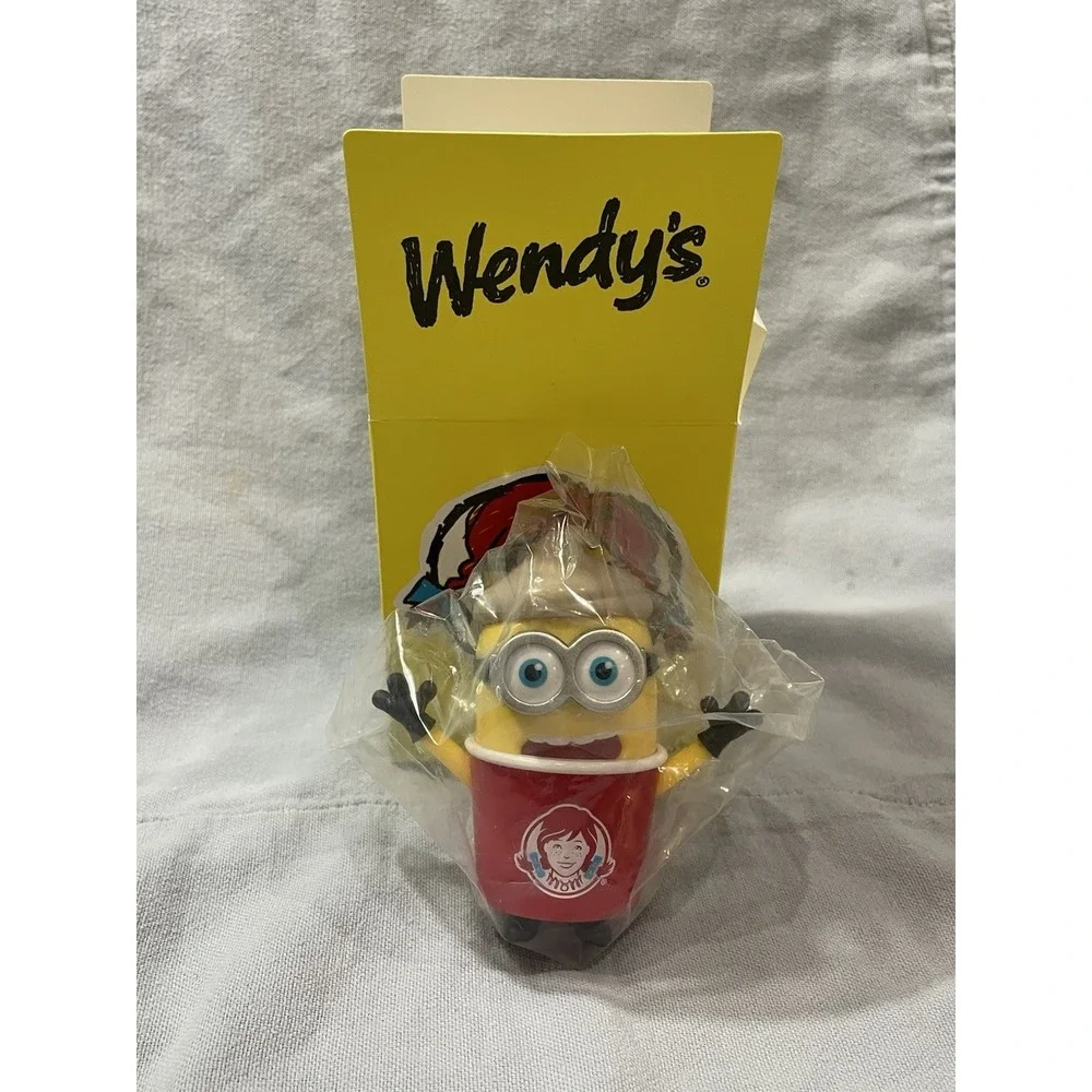 NEW Limited Edition Wendy's x Minions & Monsters Meal Toy Minion Figure - Frosty